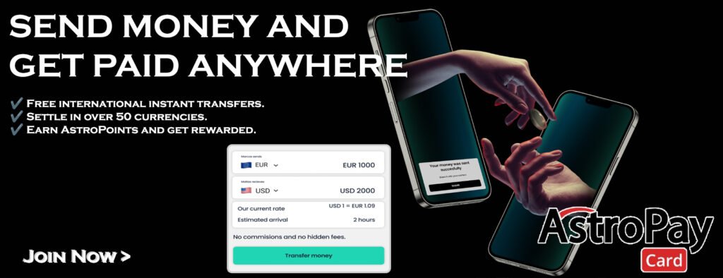 Free global money transfers with AstroPay